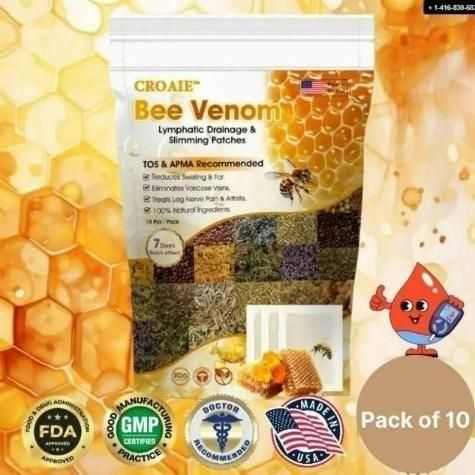 Bee Venom Lymphatic Daiamage & Sliming Patches Buy 1 Get 1 Free🔥